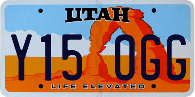 UT license plate Y150GG