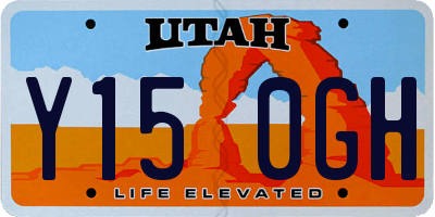 UT license plate Y150GH