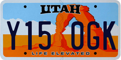 UT license plate Y150GK