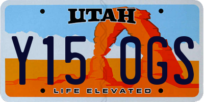 UT license plate Y150GS