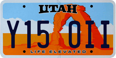 UT license plate Y150II