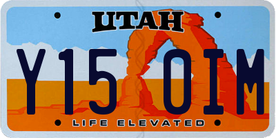 UT license plate Y150IM