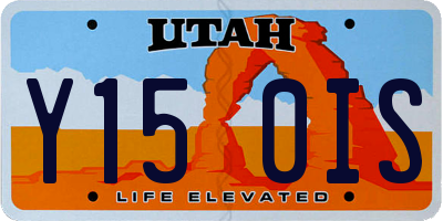 UT license plate Y150IS