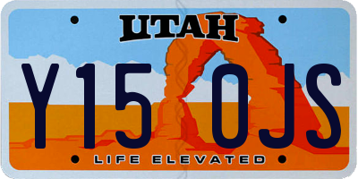 UT license plate Y150JS