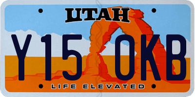 UT license plate Y150KB
