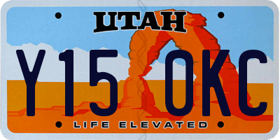UT license plate Y150KC