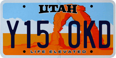 UT license plate Y150KD