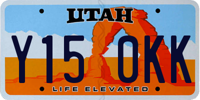 UT license plate Y150KK