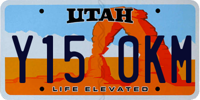 UT license plate Y150KM