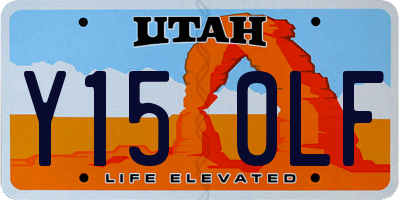 UT license plate Y150LF