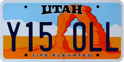 UT license plate Y150LL