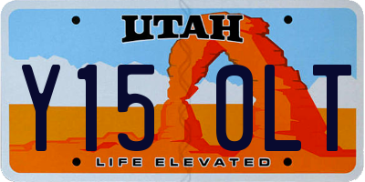 UT license plate Y150LT