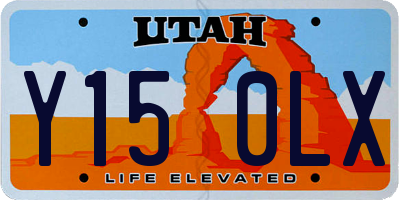 UT license plate Y150LX