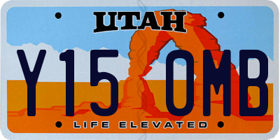UT license plate Y150MB