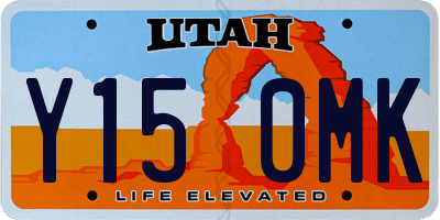 UT license plate Y150MK