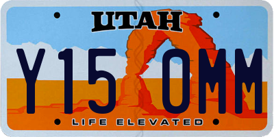 UT license plate Y150MM