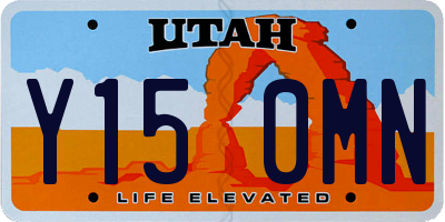 UT license plate Y150MN