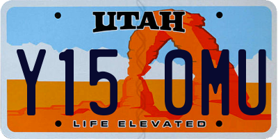 UT license plate Y150MU