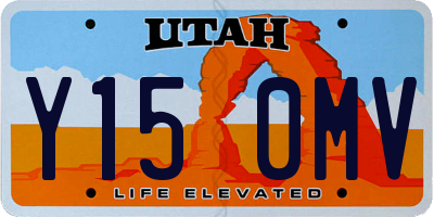 UT license plate Y150MV