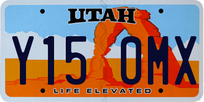 UT license plate Y150MX