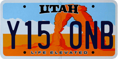 UT license plate Y150NB