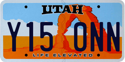 UT license plate Y150NN