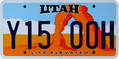 UT license plate Y150OH