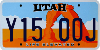 UT license plate Y150OJ