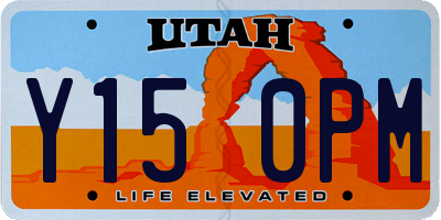 UT license plate Y150PM
