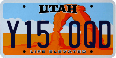 UT license plate Y150QD