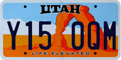 UT license plate Y150QM