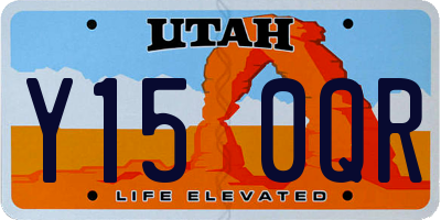 UT license plate Y150QR