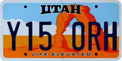 UT license plate Y150RH