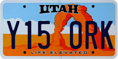 UT license plate Y150RK