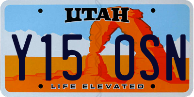 UT license plate Y150SN