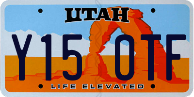 UT license plate Y150TF