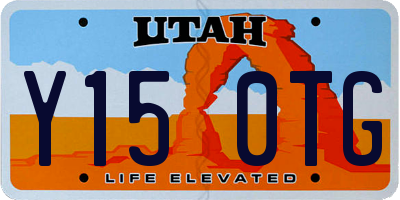UT license plate Y150TG
