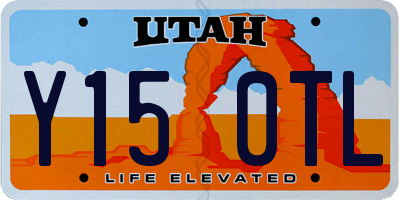 UT license plate Y150TL