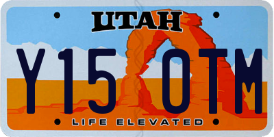 UT license plate Y150TM