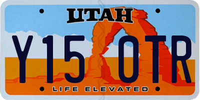 UT license plate Y150TR