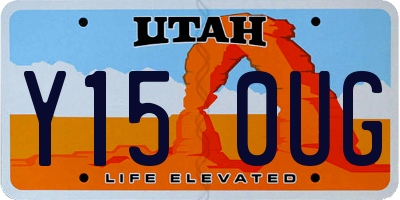UT license plate Y150UG