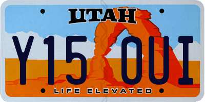 UT license plate Y150UI