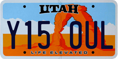 UT license plate Y150UL