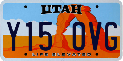 UT license plate Y150VG
