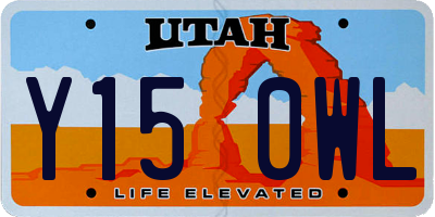 UT license plate Y150WL