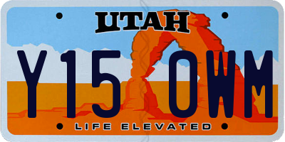 UT license plate Y150WM