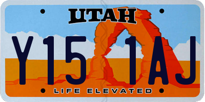 UT license plate Y151AJ