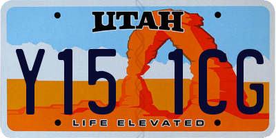 UT license plate Y151CG