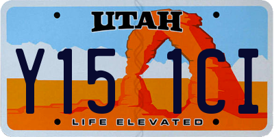 UT license plate Y151CI