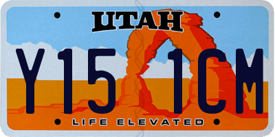 UT license plate Y151CM